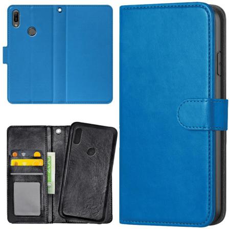 Huawei Y6 (2019) - Plånboksfodral/Skal Blå Blå