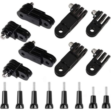 Justerbar forlengelsesarm for kamera, fast monteringsbrakett med kort og lang skrueforlengelsesarm for GoPro Hero 10, 9, A