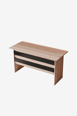 Homitis - Skrivbord Vario A - Ek, Svart - Natur - Skrivbord - Från Homeroom
