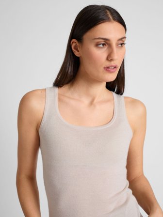 Kashmina - Kashmirtrøye "Skin" - nude - Size S