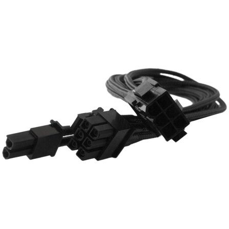 NANOXIA strømadapter - 8-pins PCIe-strøm (6+2) til 6-pins PCIe-strøm - 30 cm