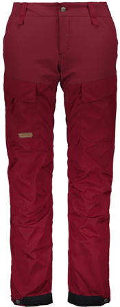 Sasta W's Hilla Trousers Ruby Red - Tur- og Friluftsbukser