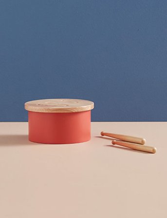 Kid's Concept Drum Mini - Red - ONE SIZE