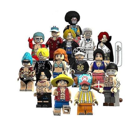 15pcs One Piece Assembled Building Block Mini Toy