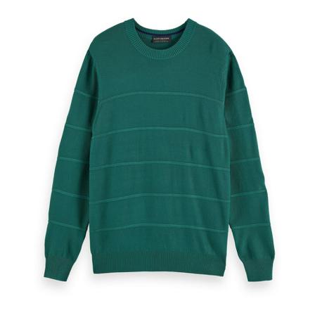 Scotch & Soda, Knitwear Groen, Heren, Maat:S,strepen