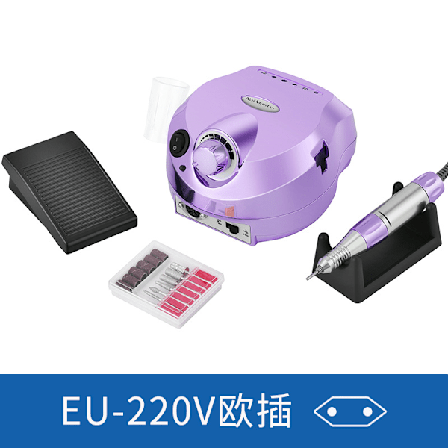 Professionel Neglefil Maskine 35.000 RPM Justerbar Hastighed, (Farverig lilla)