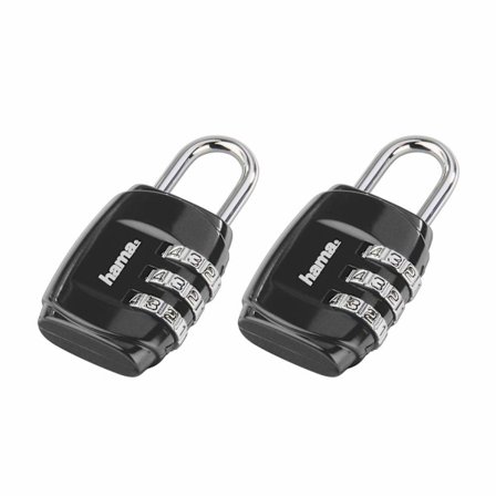 Hama Combination Luggage Padlock, set of 2 Dark Blue