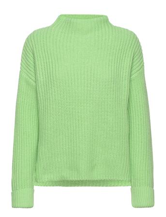 Slfselma Ls Knit Pullover Noos Pullover Striktrøje Grøn Selected Femme
