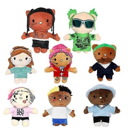 Plyslegetøj Travis Scott plys sovepude børnegave dukkefigur[HK]