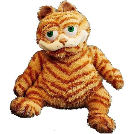 Rumaa ja söpö paksu kissa Garfield -pehmolelu 11,8 tuumaa - Lasten nukke tytön syntymäpäivälahja (FMY)