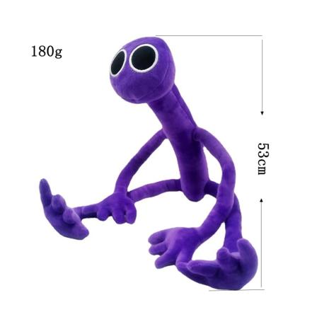Rainbow Friends Plys legetøjsfigur 53cm - Perfet Purple 28cm