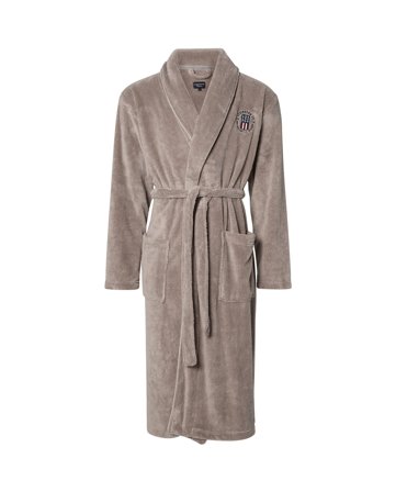 Lexington Teen Fleece Bademantel, Grau