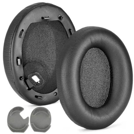 Öronkuddar i läder Sponge Earpads för Sony WH-1000XM4 Wireless Headset Gamer Bärbara öronkåpor Memory Foam Cover Hög kvalitet