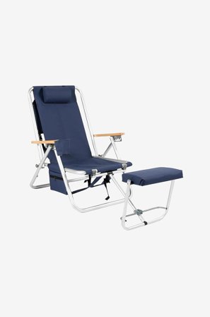 Fritab - Ulkotuoli Roxy kylmälaukulla/matkapuhelintaskuilla varustettuna - Sininen - Nojatuolit ulkokäyttöön - - Homeroom