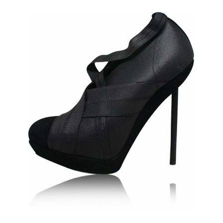 Saint Laurent Vintage pre-owned Divine Ankle Støvler Sort, Dame, Størrelse: 38 EU