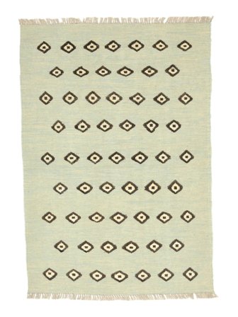Kelim Nimbaft Teppich Handgewebt 105X155 Afghanistan
