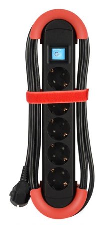 BACHMANN HOOK Indoor 5xCEE7/3 red 5,0m