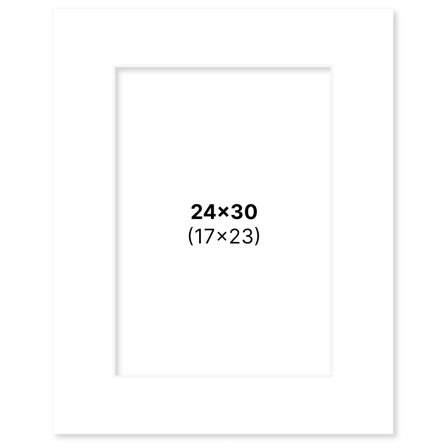 Pen Store Passe-partout Blanc 24x30 cm