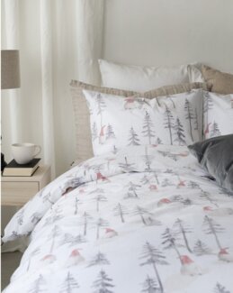 Julpåslakan Skogstomte 2-Delar Grå - Jul - Borganäs of Sweden