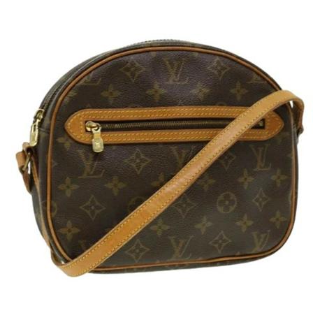 Louis Vuitton Vintage, Pre-owned Canvas louis-vuitton-bags Bruin, Dames, Maat:ONE Size