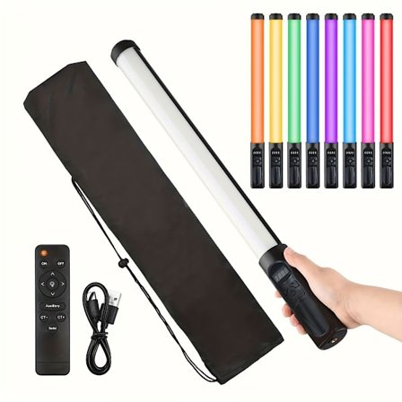 1 st Sticklampa Projektor, 3200-5500K, Fjärrkontroll 16 Färger Bytbar Projektor LED Lampor Golvlampa Rum Dekoration Nattlampa Regnbågslampor