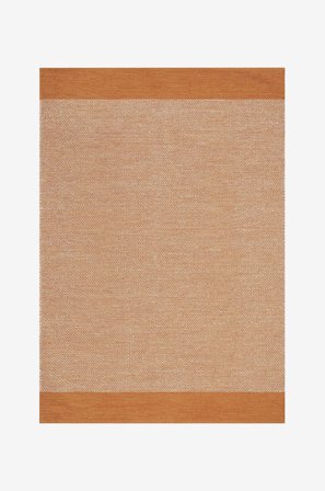 KM Home - Teppe i bomull Alva - Orange - Bomulls- & filleryer - 200X300 - Fra Homeroom