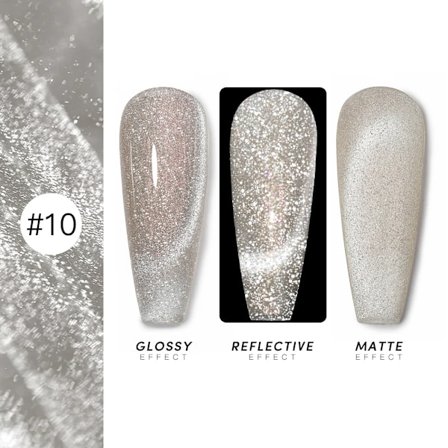 AS 15ml Magnetisk Katt Gel Nagellack Cat Eye Glitter Effekt Semi Permanent 36 Färger Soak Off UV Gel Lack Manikyr Nagelkonst