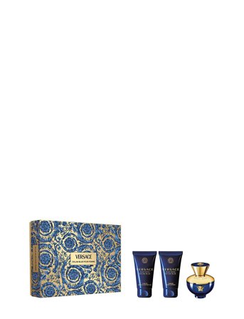 Versace Fragrance Gift Set Dylan Blue Pour Femme Edp + Body Lotion + Shower Gel - Nude - ONE SIZE