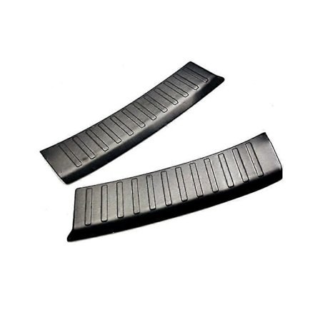 Bil Bagasjeromsdør Lister Terskelplate Beskyttelse Bakre Støtfanger Deksel Stripe For -v 2022 2023 Svart