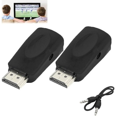 TV-strømmeenhet, HDMI-konverterer Trådløs skjermadapter, 1080P WiFi-skjermspeiling Strømming Sending Mottaker for PC/TV/Projektor