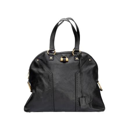 Yves Saint Laurent Vintage, Pre-owned Leather handbags Zwart, Dames, Maat:ONE Size