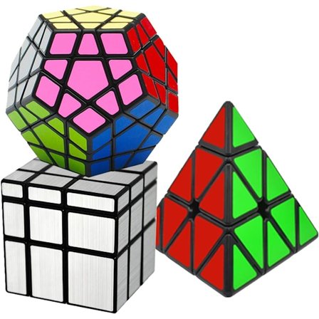Speed ​​Puzzle Cube Set 3 Pack Magic Cube Magic Cube Set wit