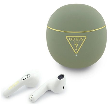 Guess TWS In-Ear Hörlurar Gold Line Triangle - Khaki