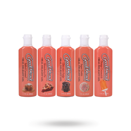 Oral Delight Gel - Desserts 5-Pack 29 ml- Vuxen.se - Smaksatt & ätbart - Massageoljor, ätbar body paint, bj blast, bj spray