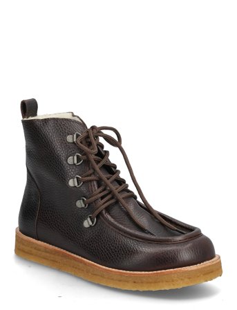 ANGULUS Boots - Flat - With Laces - Brown - 36