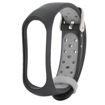Xiaomi Mi Band 6 5 NFC Smart Armbånd Tofarvet Anti Lost Rem Sort Grå