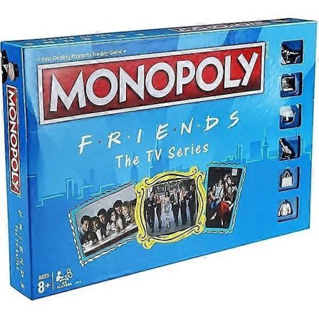 Korttipeli Monopoly -versio Lautapeli Korttipeli Frendit TV-sarja -versio, lautapeli, korttipeli.[HK]