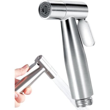 SHINING HOUSE Toalett Bidéspruta, Toalettspruta, Bidésprutset i rostfritt stål, Handhållen badkarsspruta för toalett