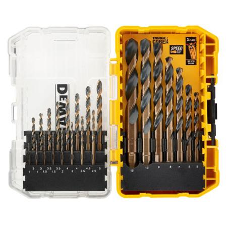 Dewalt DT70729-QZ Metalborsæt 23 dele, HSS-G, Maskintilbehør & forbrugsvarer