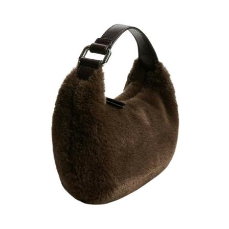 Mango Taske P-- Brun, Dame Håndtasker, Størrelse: ONE Size