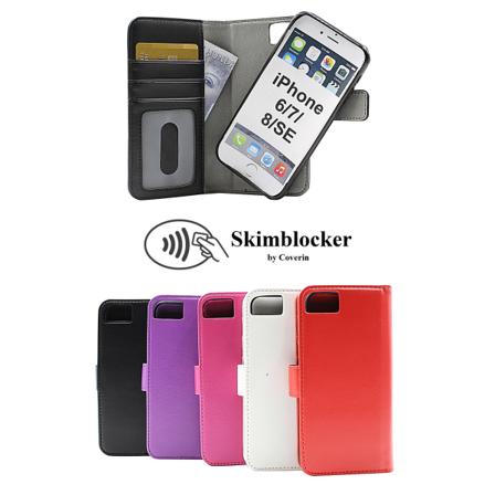 Skimblocker Magnet Wallet iPhone 8 Svart G641