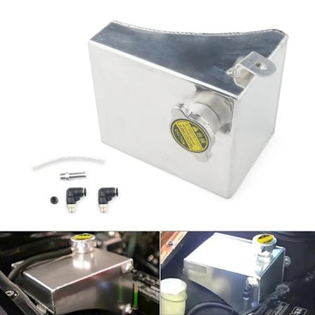 240SX S13 SR20DET KA24DE KA24 Aluminium kjølevæske overløpstank reservoarsett for Nissan