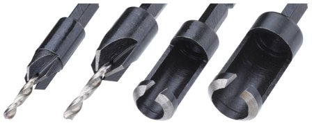 Dewalt DT7620-QZ Borrsats för förborrning och försänkning, 4 delar, Maskintillbehör & förbrukning