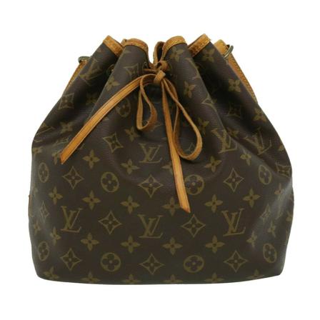 Louis Vuitton Vintage, Pre-owned Petit Noe Monogram Bag Bruin, Dames, Maat:ONE Size,leer