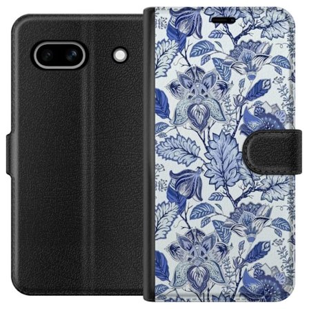 Kompatibelt Plånboksfodral till Google Google Pixel 7a Blommor Blå...