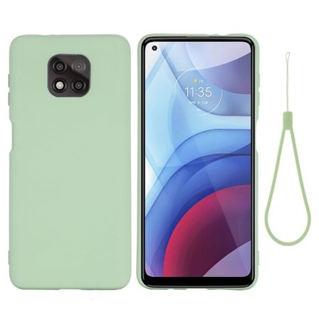 Matta nestesilikoninen kuori Motorola Moto G Power (2021) - Vihreä