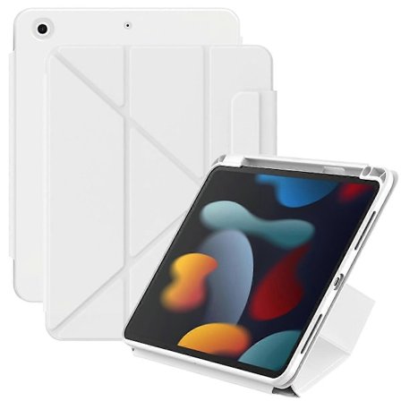 BASEUS Minimalist Series Y-formad Magnetisk Fodral för iPad 10.2 (2021)/(2019)/(2020) Ställ Smart Cover