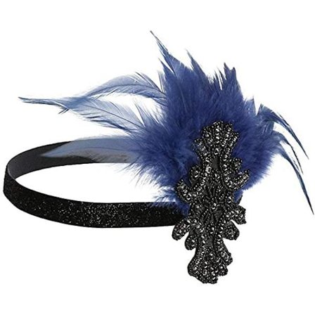 Naisten vintage-panta, 1920-luvun sulkapäähine Gatsby Flapper