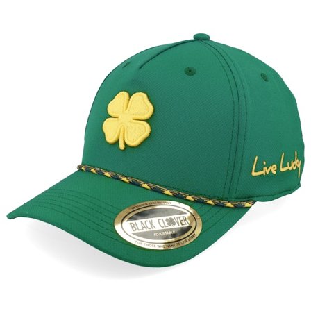 Black Clover - Zelená adjustable Kšiltovka - Classic Rope 2 Green A-Frame Adjustable @ Hatstore