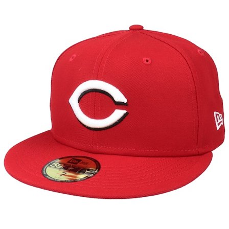 New Era - MLB - Red - fitted - Cap - Cincinnati Reds Acperf Emea 59Fifty Red Fitted - Hatstore